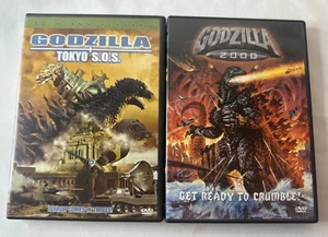 Godzilla DVD LOT Tokyo S.O.S. + 2000 With Inserts - Picture 1 of 5