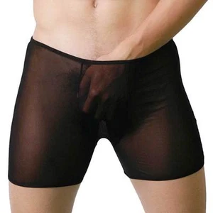 Boxer long noir transparent tour de taille 65-100cm Uzhot by neofan RefSS16 - Imagen 1 de 9