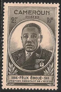 Camerún #296 (CD91) VF MLH - 1945 2fr Felix Eboue, Administrador Colonial - Imagen 1 de 1