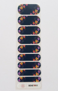 JAMBERRY APRIL 2019 STYLEBOX EXCLUSIVE F1: RAINBOW BLOOMS HALF SHEET NAIL WRAPS