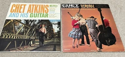 Chet Atkins Vinyl Records Lot Of 2 Teensville And His Guitar Vintage - Image 1 of 4