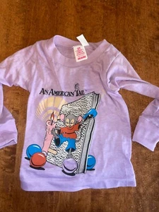 Vintage Sears- An American Tail, Fievel - Toddler, 2T- Long Sleeved Shirt - Picture 1 of 5