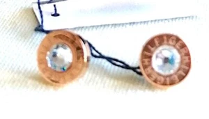 Tommy Hilfiger Ohrstecker Gold Strass Neu Rund - Bild 1 von 3