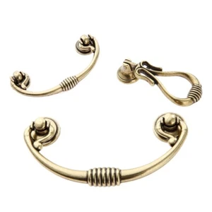 2/4PCS Antique Cabinet Handles Kitchen Cupboard Drawer Door Pull Handle Hardware - Picture 1 of 13