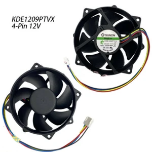 SUNON MagLev KDE1209PTVX 90mm / 80mm x 25mm CPU runder Lüfter 12V 7,0W 4-Pin - Bild 1 von 4