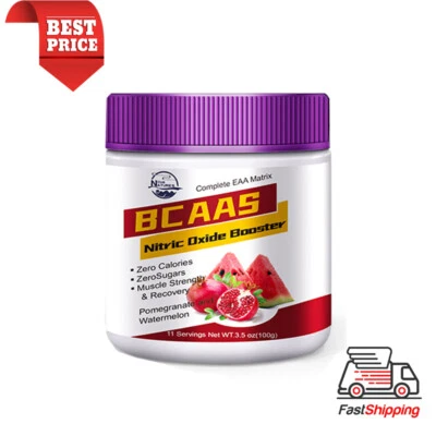Pomegranate Watermelon BCAA Powder, 100g, Muscle Growth & Recovery - Amino Acids - Image 1 of 4