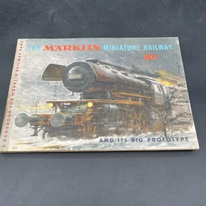 Manual de tren modelo HO MARKLIN miniatura de los años 50 publicidad vintage - Imagen 1 de 4