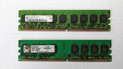Lotto RAM - 2 coppie - DDR333 1Gb DDR2-667 2Gb - Imagen 1 de 2