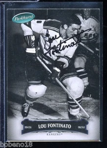 Lou Fontinato signed autographed Auto 2006-07 Parkhurst #4 Rangers - Picture 1 of 1