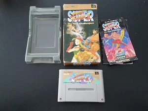 Nintendo Super Famicom SFC Super Street Fighter II Completo CIB Importación Japonesa - Imagen 1 de 3