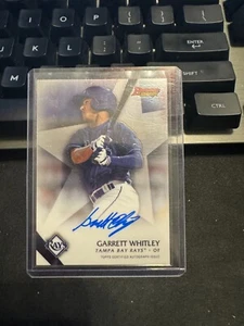 2015 Bowman's Best Best of 2015 Auto Garrett Whitley #B15-GW Tampa Bay Rays - Picture 1 of 2