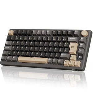M75 Clavier Mécanique sans Fil Azerty BT5.0/2.4G/USB-C Compact 75% Clavier Ga... - Photo 1/9