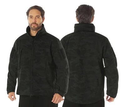 Abrigo táctico impermeable Midnight Black Camuflado Special Ops Soft Shell Foto 1 de 4