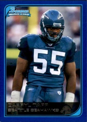 Darryl Tapp 2006 Bowman Blue Rookie #203 /500 Seattle Seahawks Football Card RC - Image 1 of 2