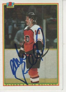 MIKE BULLARD FIRMADO 1990-91 BOWMAN #114 - PHILADELPHIA VOLANTES - Imagen 1 de 1