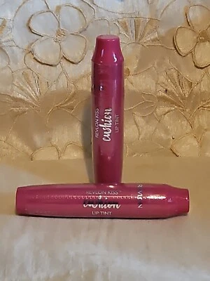 LOT OF 2-REVLON-KISS CUSHION-LIP TINT-220 PINK IRL-0.15oz EACH-NEW/SEALED! - Image 1 of 3