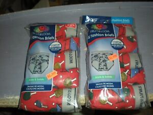2-New Fruit of the Loom Boy's Fashion Briefs (10 Pack) sz 10-12 med