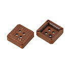 PLCC44P IC Socket 44Pin 2.54mm DIP Through Hole Mounting for PCB Board Pack of 2