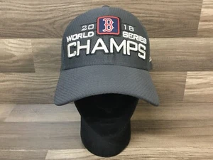 NEW ERA 39THIRTY BOSTON RED SOX 2018 WORLD SERIES CHAMPS Fitted CAP HAT x - Picture 1 of 11