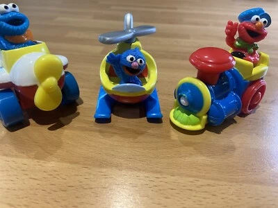 Matchbox Tyco Sesame Street Elmo Veículos Diecast 1996 Raro Vintage Gonzo Muito Bom Estado Usado - Imagem 1 de 4