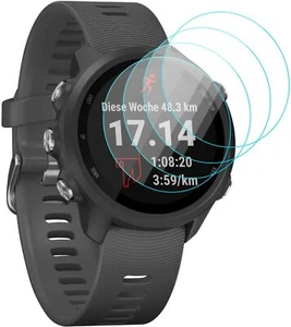 3X Hartglas Glasfolie für Garmin Forerunner 245 / 245 Music Panzerfolie Display - Picture 1 of 6