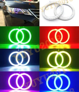 Anillos de halo RGB para Chevrolet Impala 14-16 Faro LED Flash Bluetooth DRL Lámpara - Imagen 1 de 12