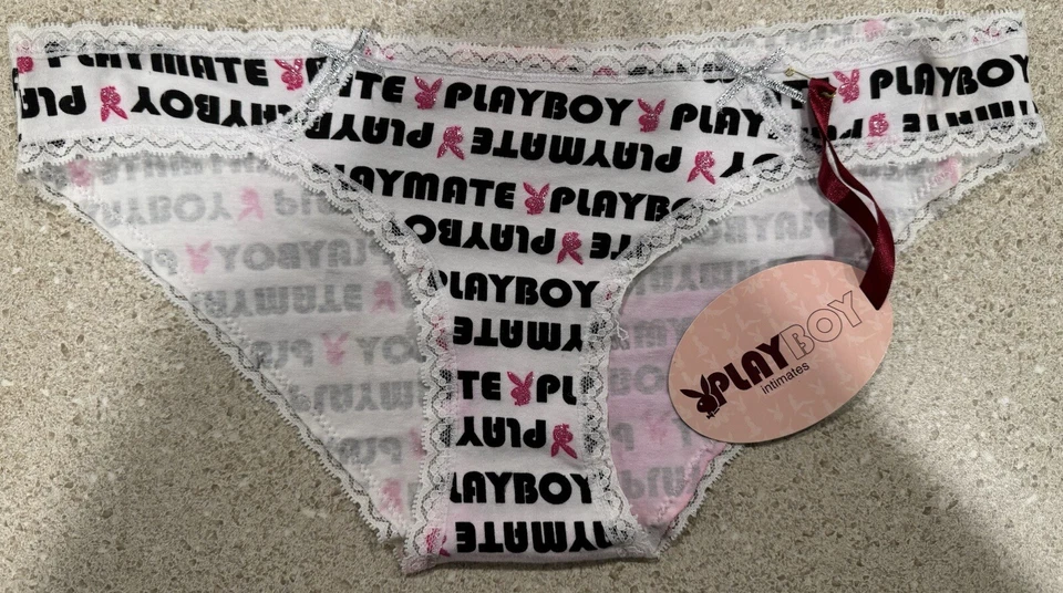 Playboy Playmate Women /Girls Panties!🥵💯🔥Lace Hipster!!😊😊💕 - Image 1 of 4