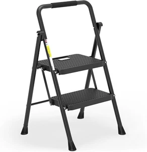 HBTower Trittleiter 2 Stufen klappbar & Faltbar - Bild 1 von 7