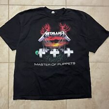 vintage y2k Metallica Master of Puppets Rock Grunge graphic t-shirt mens XXL