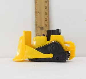 Vehículo de Construcción Bulldozer Tierra Desgarro Plástico Juguete Articulado Amarillo Negro - Imagen 1 de 4