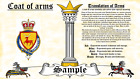 Cartnae-Mccartny Coat Of Arms Heraldry Blazonry Print
