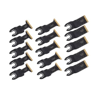 Kit de hojas de sierra oscilantes de titanio para corte de metal de 15 piezas Foto 1 de 4