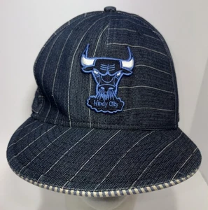 Vintage New Era Hardwood Classics Chicago Bulls Fitted Hat 59FIFTY 7 3/4” - Picture 1 of 18