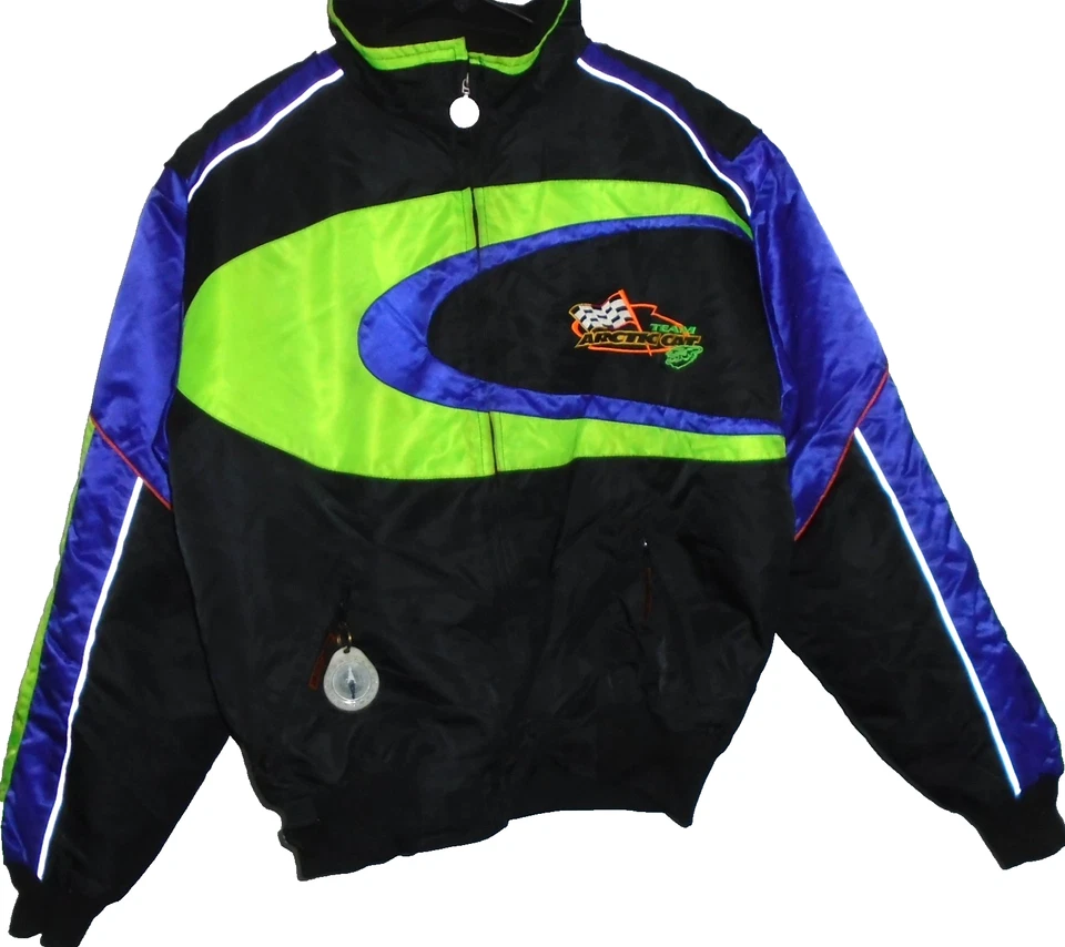 Chaqueta de moto de nieve vintage Team Arctic Wear Cat Thinsulate Racing talla grande Foto 1 de 3