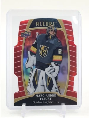 MARC-ANDRE FLEURY 2019-20 CUBIERTA SUPERIOR ALLURE ROJO ARCO IRIS TROQUELADO Q0M-532 Foto 1 de 2