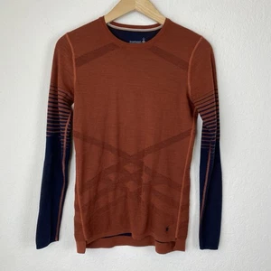 Smartwool Womens L Base layer Top Long Sleeve Intraknit Crew Ski Thermal - Picture 1 of 4