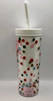 Kate Spade Holiday Confetti Dot 20oz Insulated Tumbler - Изображение 1 из 4