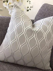 18”x 18” Cushion Cover, In John Lewis’s ‘Albany’ Furnishing Fabric, Silver Grey - Picture 1 of 5