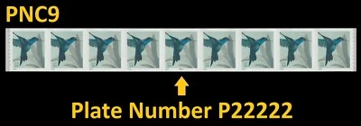 US 4858a Hummingbird 34c PNC9 P22222 MNH 2014 - Image 1 of 2