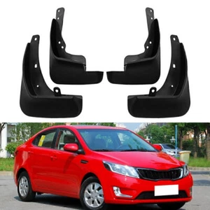 4x Vorne & hinten Schmutzfänger Spritzschutz für 2012-2014 KIA RIO UB SEDAN - Picture 1 of 9