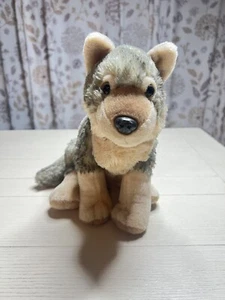 Wild Republic grau & hellbraun Wolf weiches Plüschtier 12 Zoll - Bild 1 von 6