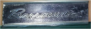 1968-1970 Original Barracuda Emblem w/Part of a car it came off of. - Picture 1 of 5