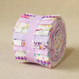 Purple (20) 2.5" Jelly Roll For Quilting Pre Cut 100% Cotton Fabric Strips - Picture 1 of 3