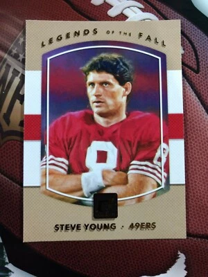 STEVE YOUNG 2017 Donruss LEGENDS OF THE FALL #3  San Francisco 49ers - Image 1 of 2