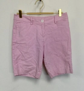 Vintage Damen Talbots Shorts Größe 2P Rosa Gingham - Bild 1 von 9