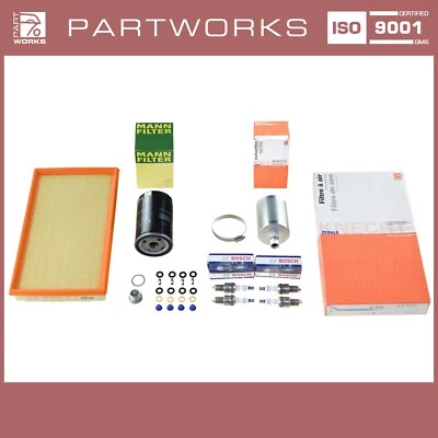 PARTWORKS SET Inspektionskit für PORSCHE 944 2.5 bis -'85 Zündkerzen Ölfilter Luftfilter
