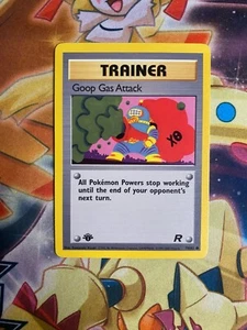 Goop Gas Attack 78/82 - 1ST EDITION - TEAM ROCKET - VINTAGE WOTC POKEMON CARD NM - Picture 1 of 2