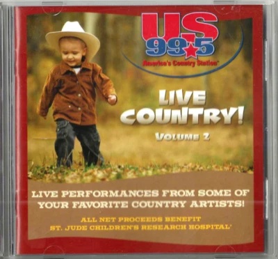 Us 99.5 Live Country Various Artists (CD) VOLUME 2 - Image 1 of 3
