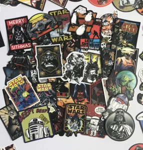 Random 50pc Star Wars Movie PS4 XBOX Phone Laptop Notebook Decal Sticker Pack - Picture 1 of 9
