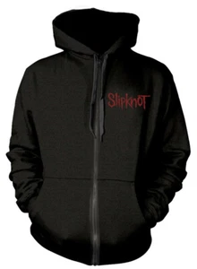 Sudadera con capucha con cremallera negra Slipknot Skull Teeth OFICIAL - Imagen 1 de 2
